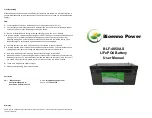 Preview for 2 page of Bioenno Power BLF-4850AS User Manual