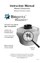 Biogents Mosquitaire Manual preview