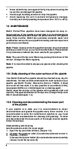 Preview for 12 page of Biohit 728010 Instruction Manual