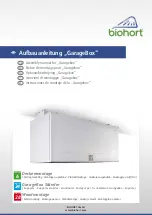 Biohort GarageBox Assembly Manual предпросмотр