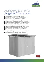 Preview for 1 page of Biohort HighLine H1 Assembly Manual