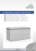 Предварительный просмотр 1 страницы Biohort LoungeBox Assembly Manual