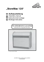 Biohort StoreMax 120 Assembly Manual предпросмотр