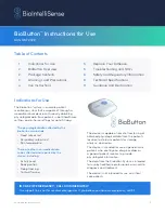 BioIntelliSense BioButton BIOST03020 Instructions For Use Manual preview