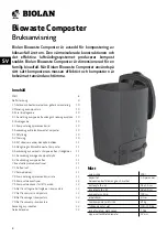 Preview for 8 page of BIOLAN BIOWASTE COMPOSTER Instructions For Use Manual