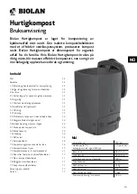 Preview for 13 page of BIOLAN BIOWASTE COMPOSTER Instructions For Use Manual