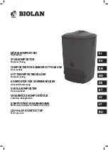 BIOLAN COMPOSTER FOR SUMMER COTTAGE USE User Manual preview