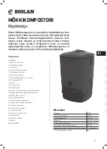 Preview for 3 page of BIOLAN COMPOSTER FOR SUMMER COTTAGE USE User Manual