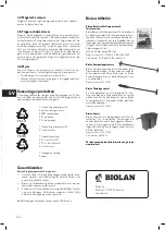 Preview for 12 page of BIOLAN COMPOSTER FOR SUMMER COTTAGE USE User Manual