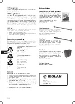 Preview for 22 page of BIOLAN COMPOSTER FOR SUMMER COTTAGE USE User Manual