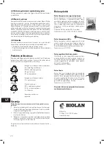 Preview for 42 page of BIOLAN COMPOSTER FOR SUMMER COTTAGE USE User Manual