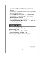 Preview for 8 page of Bioland 605E Instruction Manual