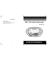 Bioland MINI MASSA Instruction Manual preview