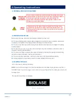 Предварительный просмотр 13 страницы Biolase iLase User Manual