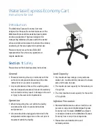 Предварительный просмотр 2 страницы Biolase Waterlase Express Economy Cart Instructions For Use Manual