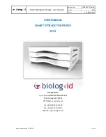 biolog id SST-R User Manual preview