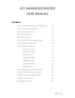 Предварительный просмотр 4 страницы Biomark 601 User Manual