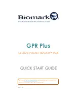 Biomark GLOBAL POCKET READER PLUS Quick Start Manual preview