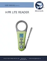 Biomark HPR LITE READER User Manual preview