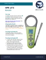 Biomark HPR Lite Quick Start Manual preview