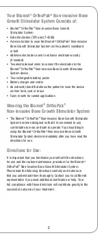 Preview for 3 page of BIOMET OrthoPak Patient Manual