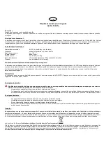 Preview for 5 page of BioMetrixx 10021a Instruction Manual