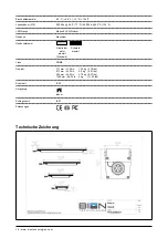 Предварительный просмотр 16 страницы BION TECHNOLOGIES linea m hp indoor pureColor User Manual