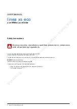 Preview for 2 page of BION TECHNOLOGIES linea xs eco pureColor User Manual