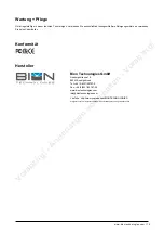 Preview for 15 page of BION TECHNOLOGIES linea xs eco pureColor User Manual