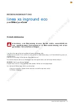 Preview for 13 page of BION TECHNOLOGIES linea xs inground eco User Manual