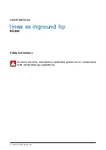 Preview for 2 page of BION TECHNOLOGIES linea xs inground hp User Manual