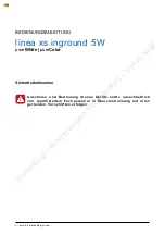 Preview for 8 page of BION TECHNOLOGIES linea xs inground pureColor User Manual