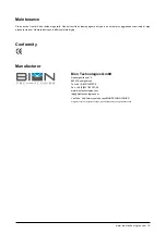 Preview for 9 page of BION TECHNOLOGIES PS | tellus po rd xs User Manual