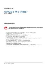 Предварительный просмотр 2 страницы BION tantulus xhp indoor User Manual