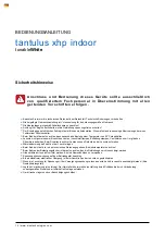 Предварительный просмотр 12 страницы BION tantulus xhp indoor User Manual