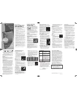 Предварительный просмотр 1 страницы Bionaire BAP1225-U Instruction Leaflet