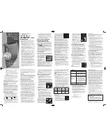 Предварительный просмотр 2 страницы Bionaire BAP1225-U Instruction Leaflet