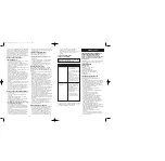 Предварительный просмотр 8 страницы Bionaire BAP242 Instruction Manual