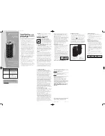 Предварительный просмотр 1 страницы Bionaire BAP414-CN Instruction Leaflet