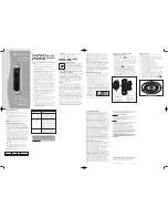 Предварительный просмотр 1 страницы Bionaire BAP422RC-CN Instruction Leaflet