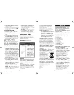 Предварительный просмотр 5 страницы Bionaire BAP9240 Instruction Manual