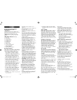 Предварительный просмотр 18 страницы Bionaire BAP9240 Instruction Manual