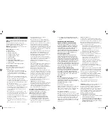 Предварительный просмотр 20 страницы Bionaire BAP9240 Instruction Manual