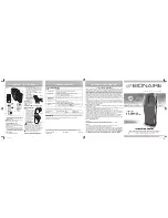 Предварительный просмотр 1 страницы Bionaire BAP9700 Instruction Leaflet