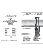 Bionaire BBLF01 Instruction Manual preview