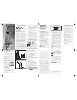 Предварительный просмотр 2 страницы Bionaire BCH3620 Instruction Leaflet