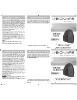 Bionaire BCH4130 Instruction Manual предпросмотр