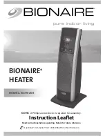 Bionaire BCH9208 Instruction Manual preview