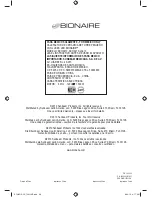 Предварительный просмотр 26 страницы Bionaire BCH9210 Instruction Manual