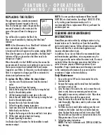 Предварительный просмотр 5 страницы Bionaire BCM631 Series Instruction Leaflet